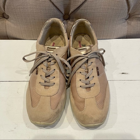 IMAC Beige Leather Sneakers Light Style. Made in Italy Sz 39 - Picture 2 of 9